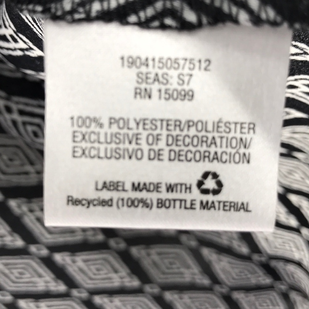 SimplyStyled Jacket Large Black/White Front Zip - Picture 12 of 13